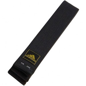 509MAS Adidas 2" Master Deluxe Black Belt